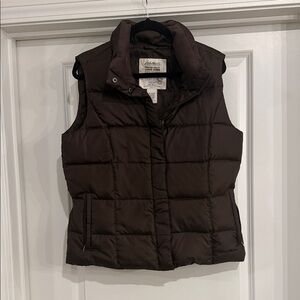 Eddie Bauer Chocolate Puffer Vest